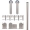 Quiet Glide Satin Nickel 72 in Stick Mount Sliding Door Hardware QG.1300.ST.02 - alternate 1